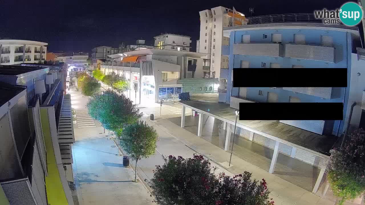 Webcam Paseo de Bibione – Viale delle Costellazioni en directo
