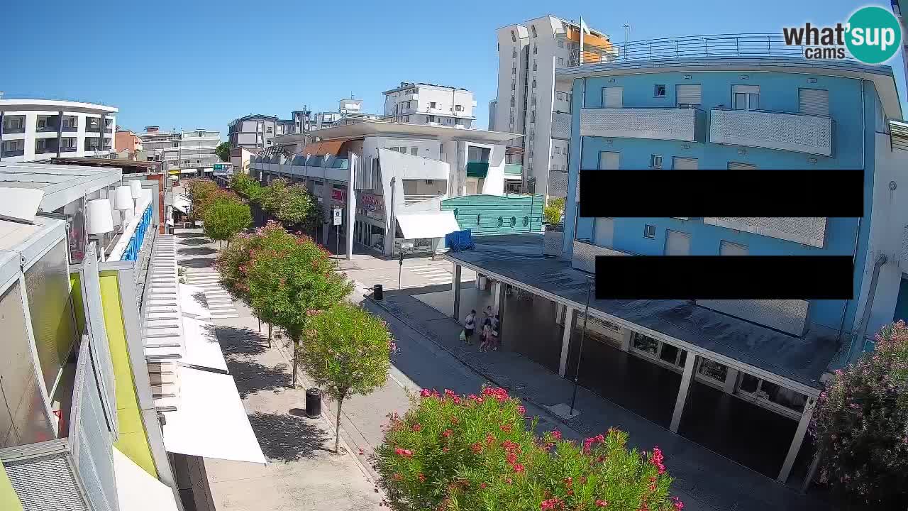 Webcam Promenade de Bibione – Viale delle Costellazioni en direct
