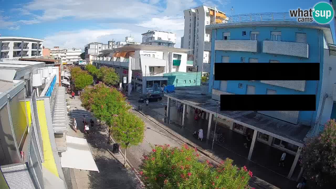 Webcam Passeggiata Bibione – Viale delle Costellazioni in Diretta