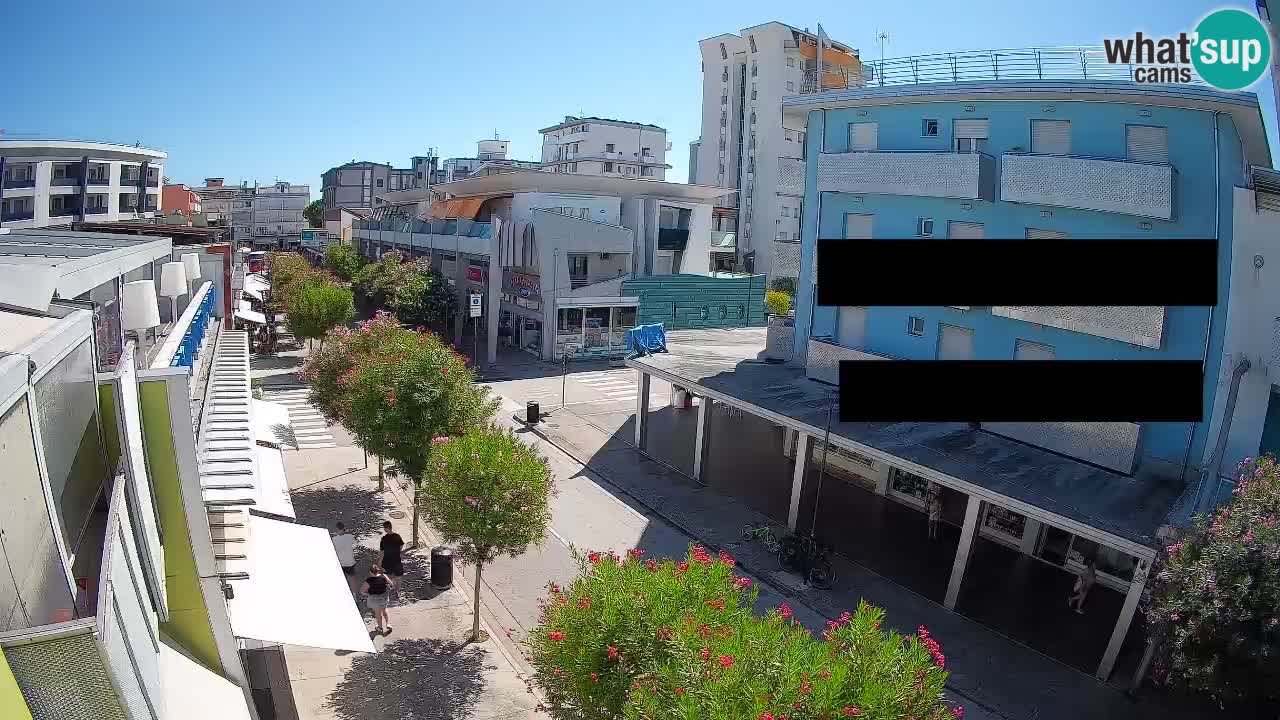 Webcam Paseo de Bibione – Viale delle Costellazioni en directo