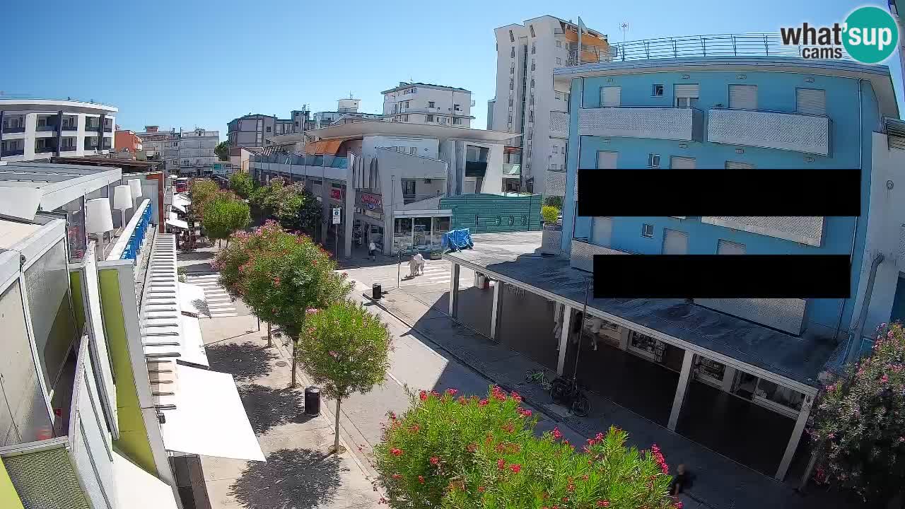 Webcam Passeggiata Bibione – Viale delle Costellazioni in Diretta