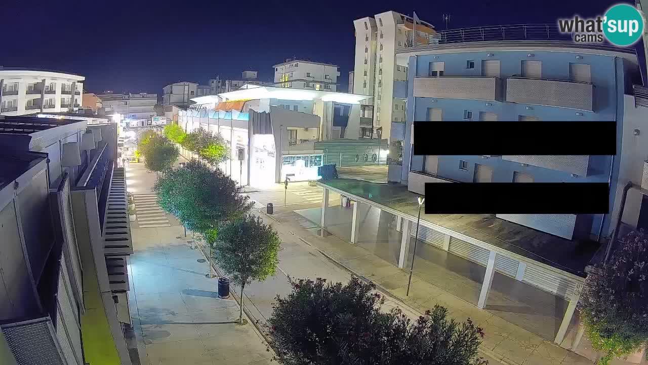 Webcam Promenade de Bibione – Viale delle Costellazioni en direct