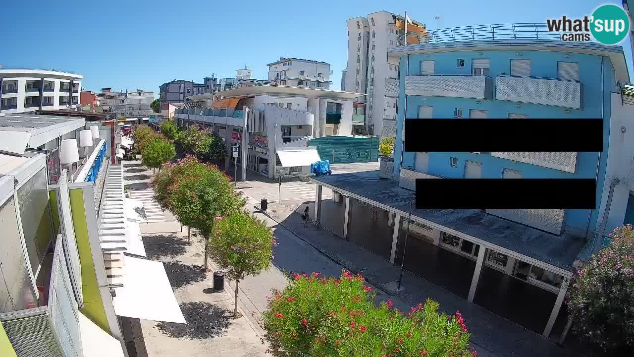 Spletna kamera Bibione Peš cona – Viale delle Costellazioni v živo