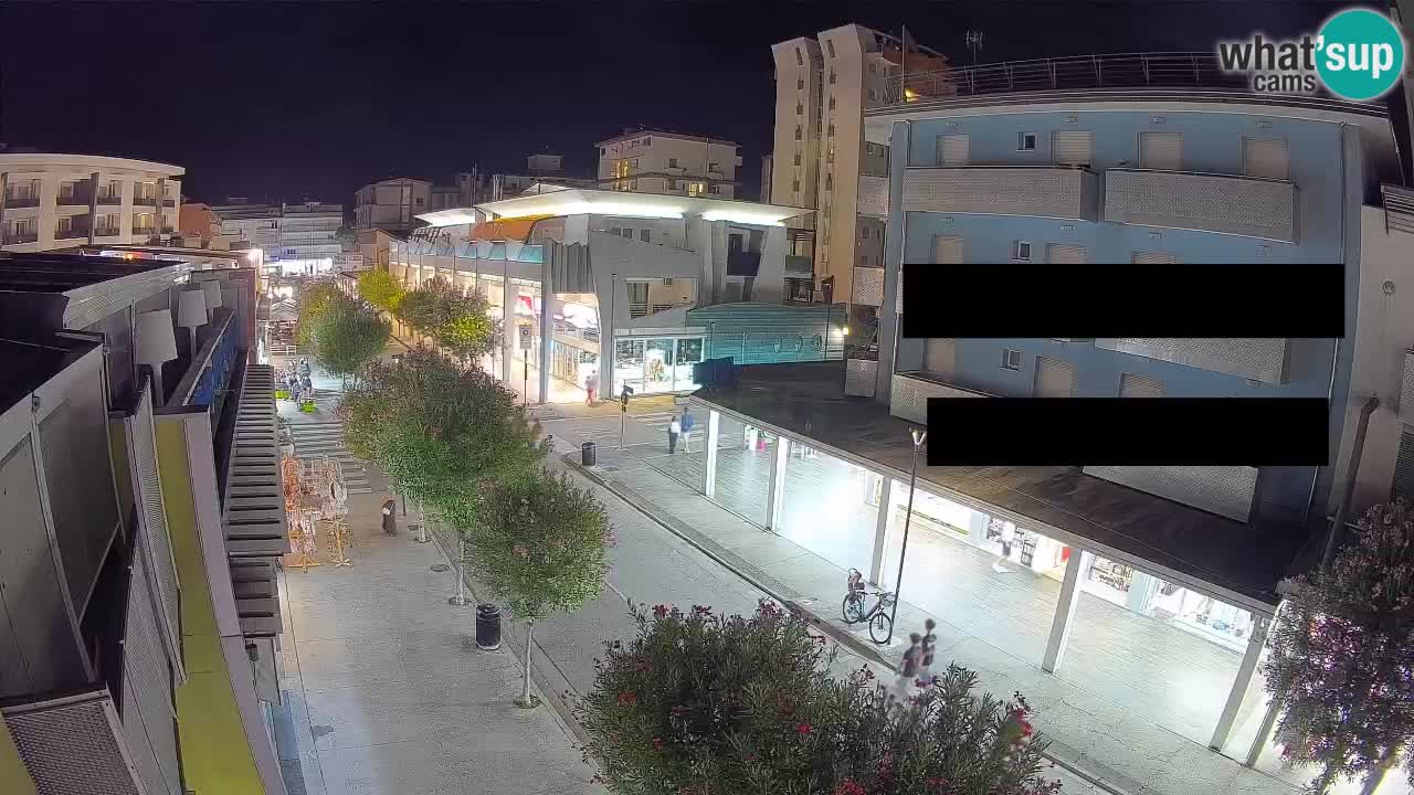 Web kamera Bibione Šetnica – Viale delle Costellazioni uživo