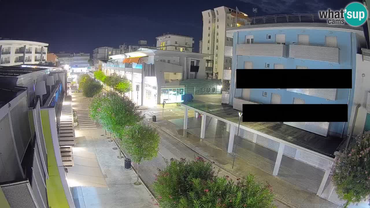 Bibione Fußgängerzone Webcam – Viale delle Costellazioni live