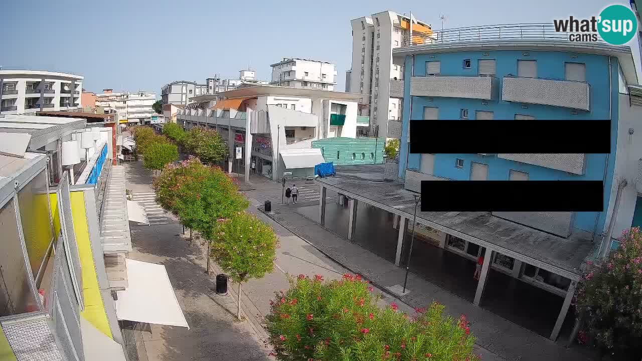 Spletna kamera Bibione Peš cona – Viale delle Costellazioni v živo