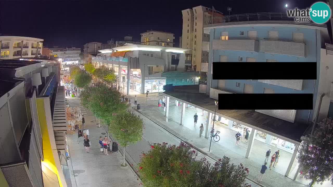 Web kamera Bibione Šetnica – Viale delle Costellazioni uživo