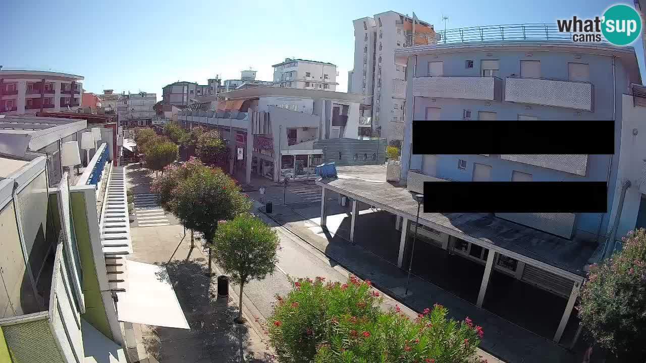 Webcam Passeggiata Bibione – Viale delle Costellazioni in Diretta
