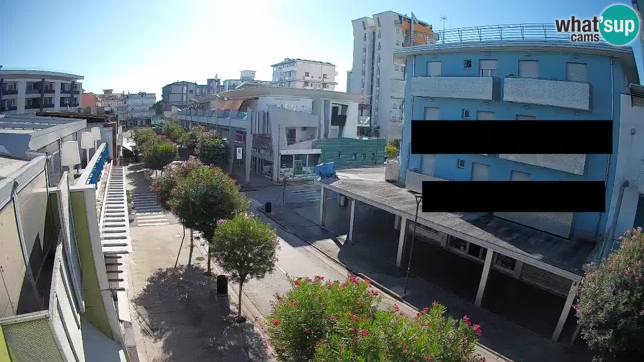Webcam Passeggiata Bibione – Viale delle Costellazioni in Diretta