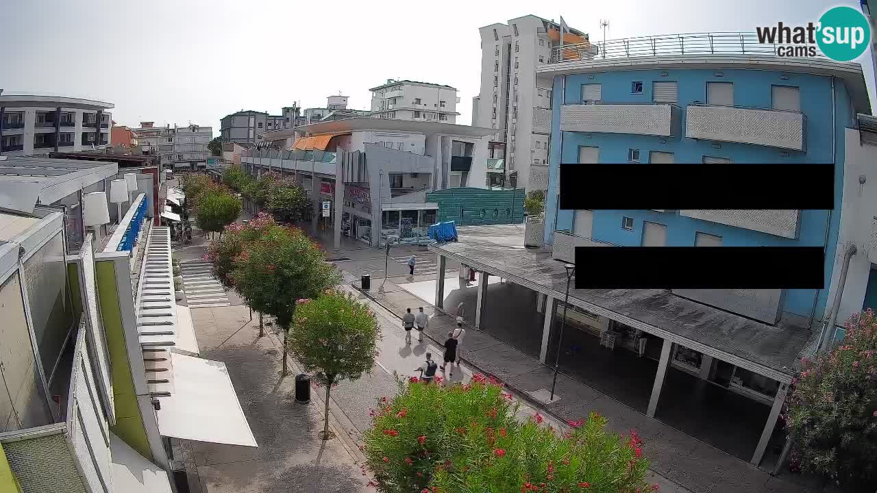 Webcam Passeggiata Bibione – Viale delle Costellazioni in Diretta