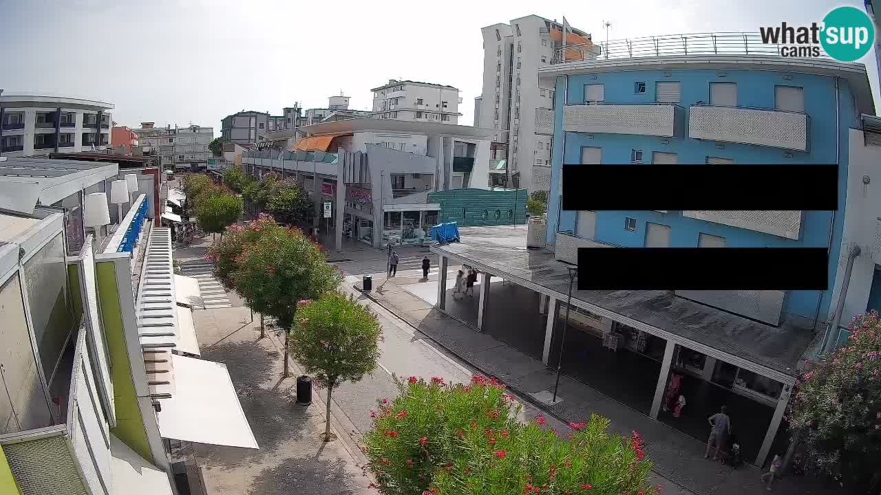 Webcam Passeggiata Bibione – Viale delle Costellazioni in Diretta