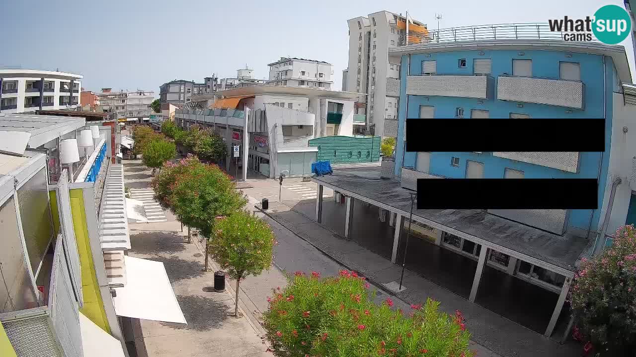 Webcam Paseo de Bibione – Viale delle Costellazioni en directo