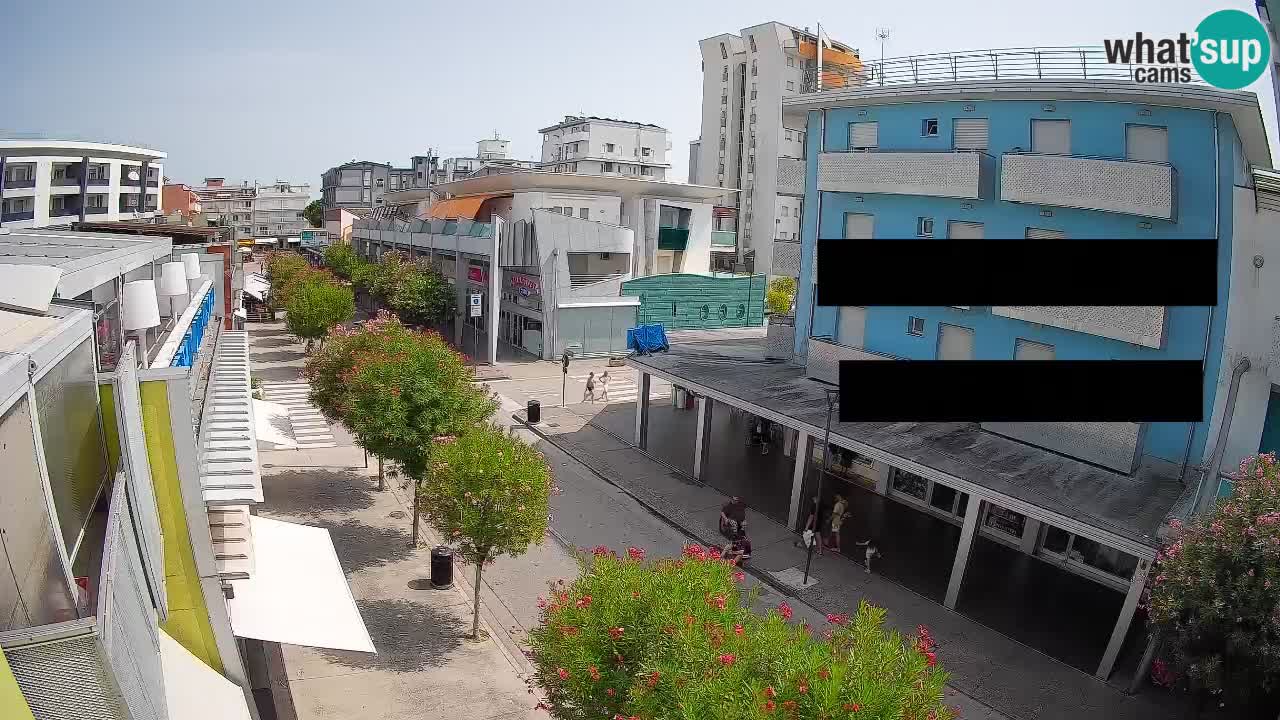 Webcam Passeggiata Bibione – Viale delle Costellazioni in Diretta