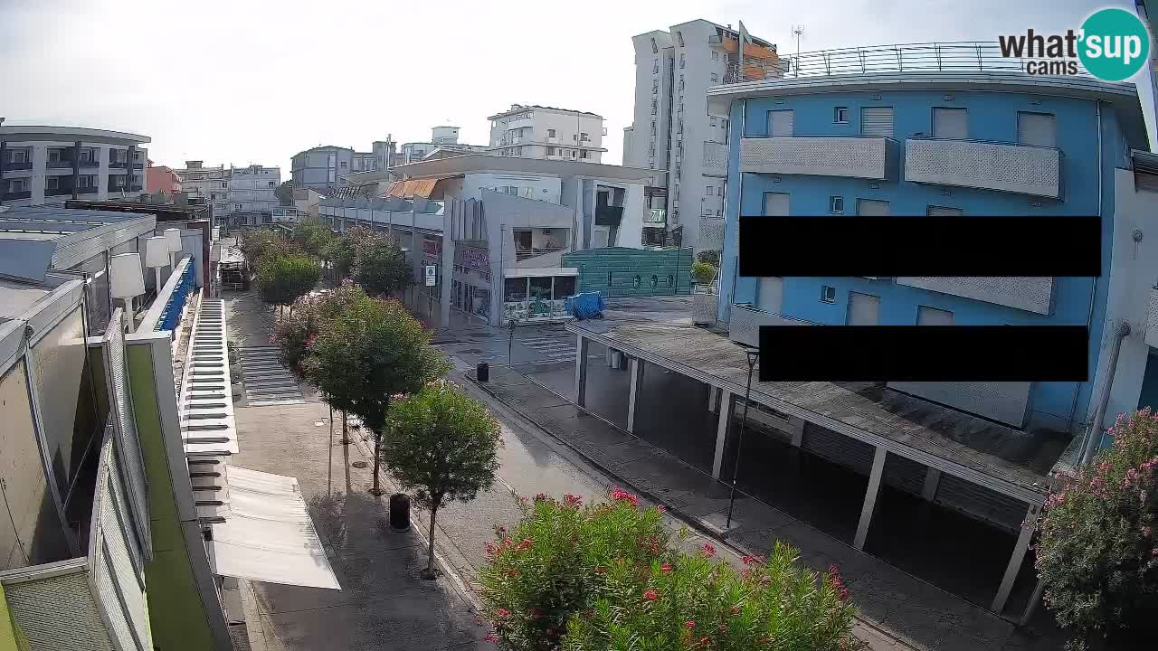 Webcam Passeggiata Bibione – Viale delle Costellazioni in Diretta