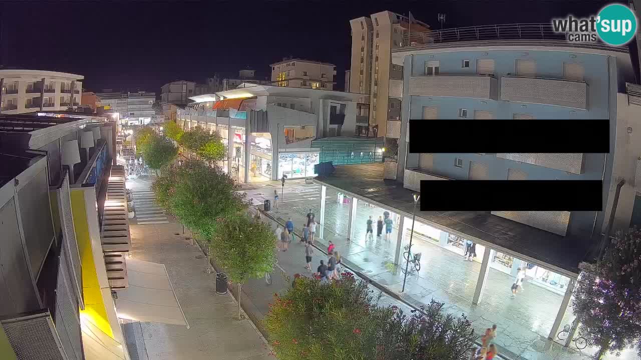 Webcam Passeggiata Bibione – Viale delle Costellazioni in Diretta
