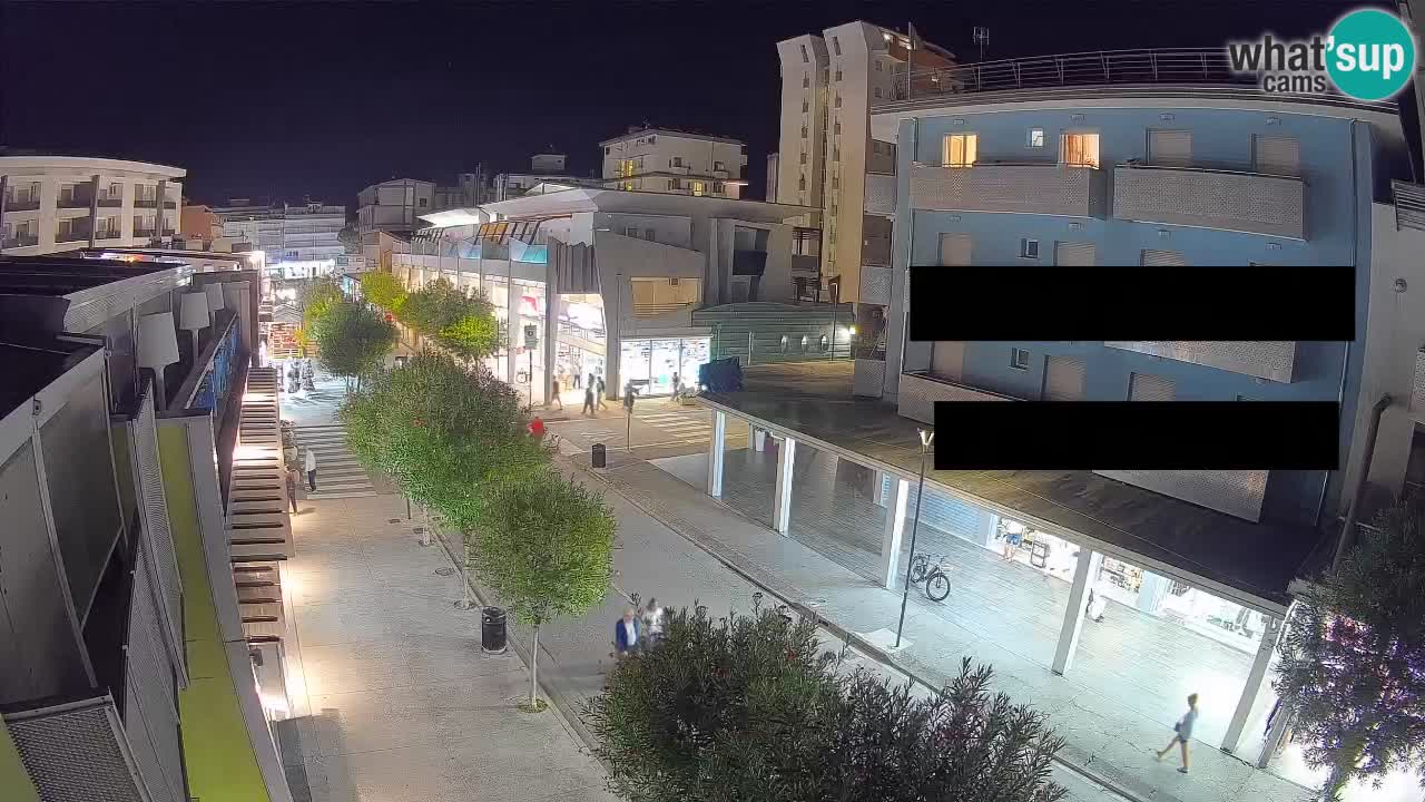Webcam Passeggiata Bibione – Viale delle Costellazioni in Diretta
