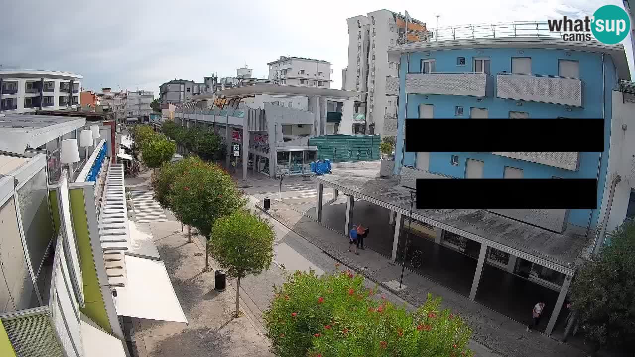 Webcam Passeggiata Bibione – Viale delle Costellazioni in Diretta