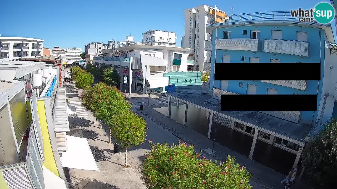 Webcam Passeggiata Bibione – Viale delle Costellazioni in Diretta