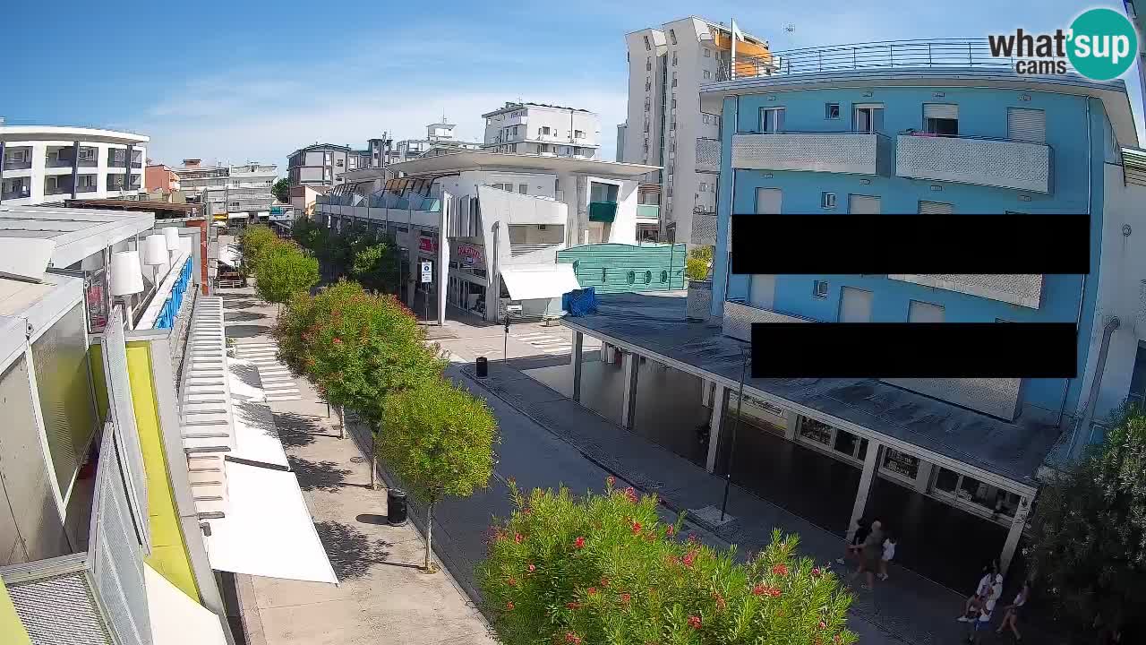 Webcam Passeggiata Bibione – Viale delle Costellazioni in Diretta