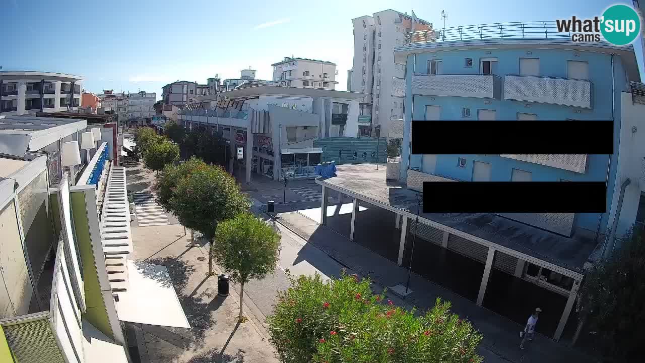 Webcam Passeggiata Bibione – Viale delle Costellazioni in Diretta