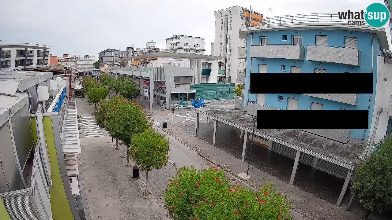 Bibione Fußgängerzone Webcam – Viale delle Costellazioni live