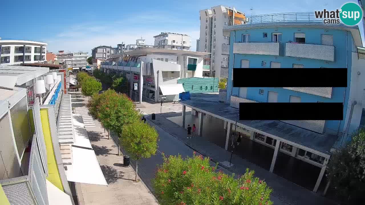 Web kamera Bibione Šetnica – Viale delle Costellazioni uživo