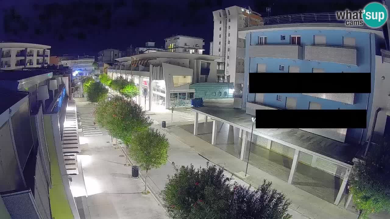 Web kamera Bibione Šetnica – Viale delle Costellazioni uživo