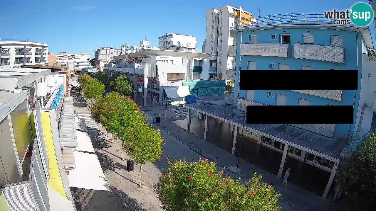 Webcam Passeggiata Bibione – Viale delle Costellazioni in Diretta