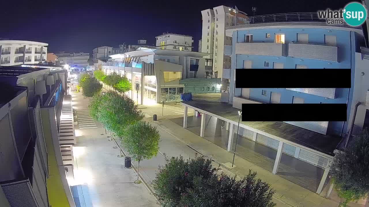 Webcam Promenade de Bibione – Viale delle Costellazioni en direct
