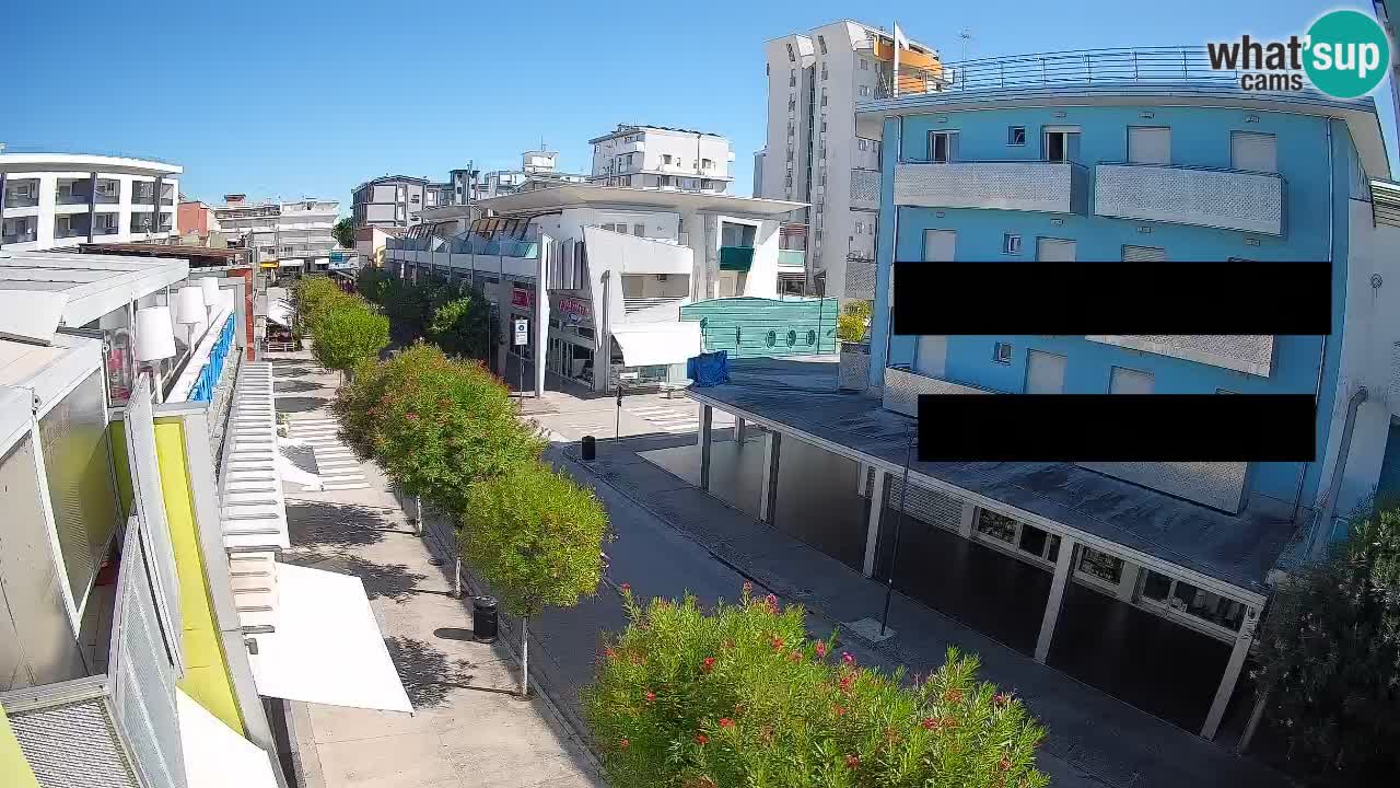Webcam Passeggiata Bibione – Viale delle Costellazioni in Diretta