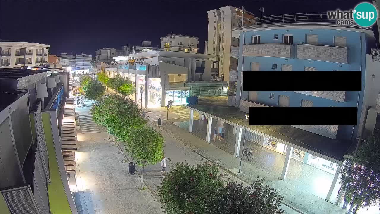 Webcam Promenade de Bibione – Viale delle Costellazioni en direct