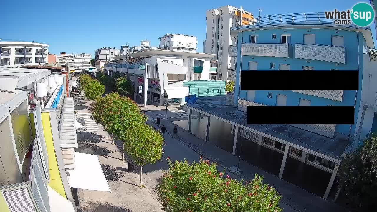 Web kamera Bibione Šetnica – Viale delle Costellazioni uživo