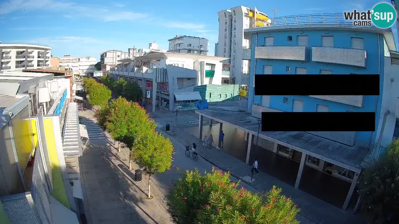 Webcam Promenade de Bibione – Viale delle Costellazioni en direct