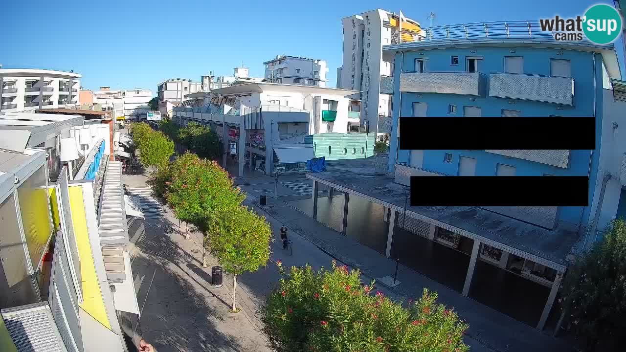 Webcam Paseo de Bibione – Viale delle Costellazioni en directo