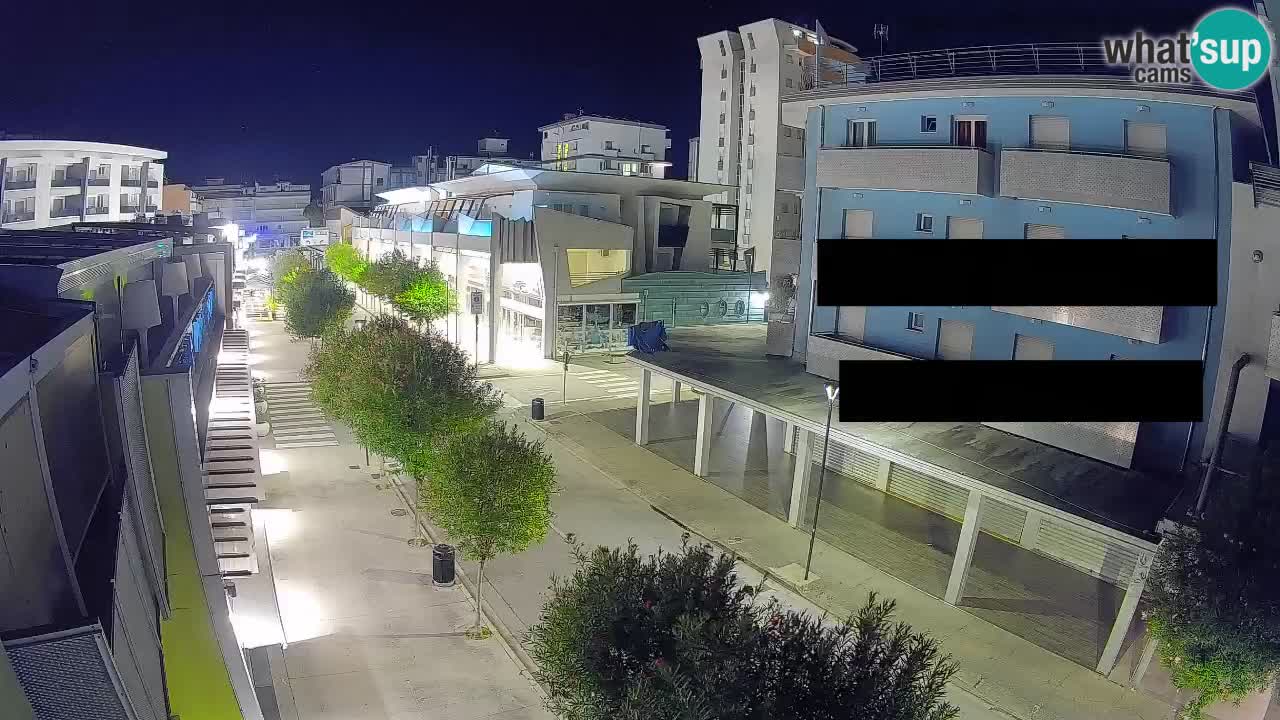 Webcam Paseo de Bibione – Viale delle Costellazioni en directo