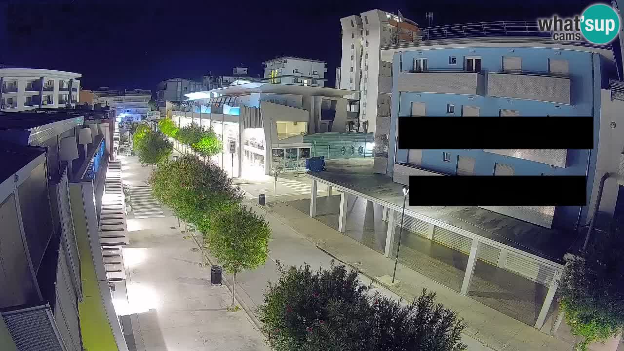 Webcam Promenade de Bibione – Viale delle Costellazioni en direct