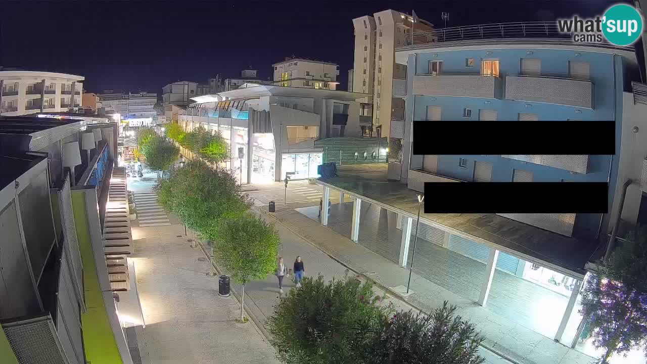 Webcam Promenade de Bibione – Viale delle Costellazioni en direct