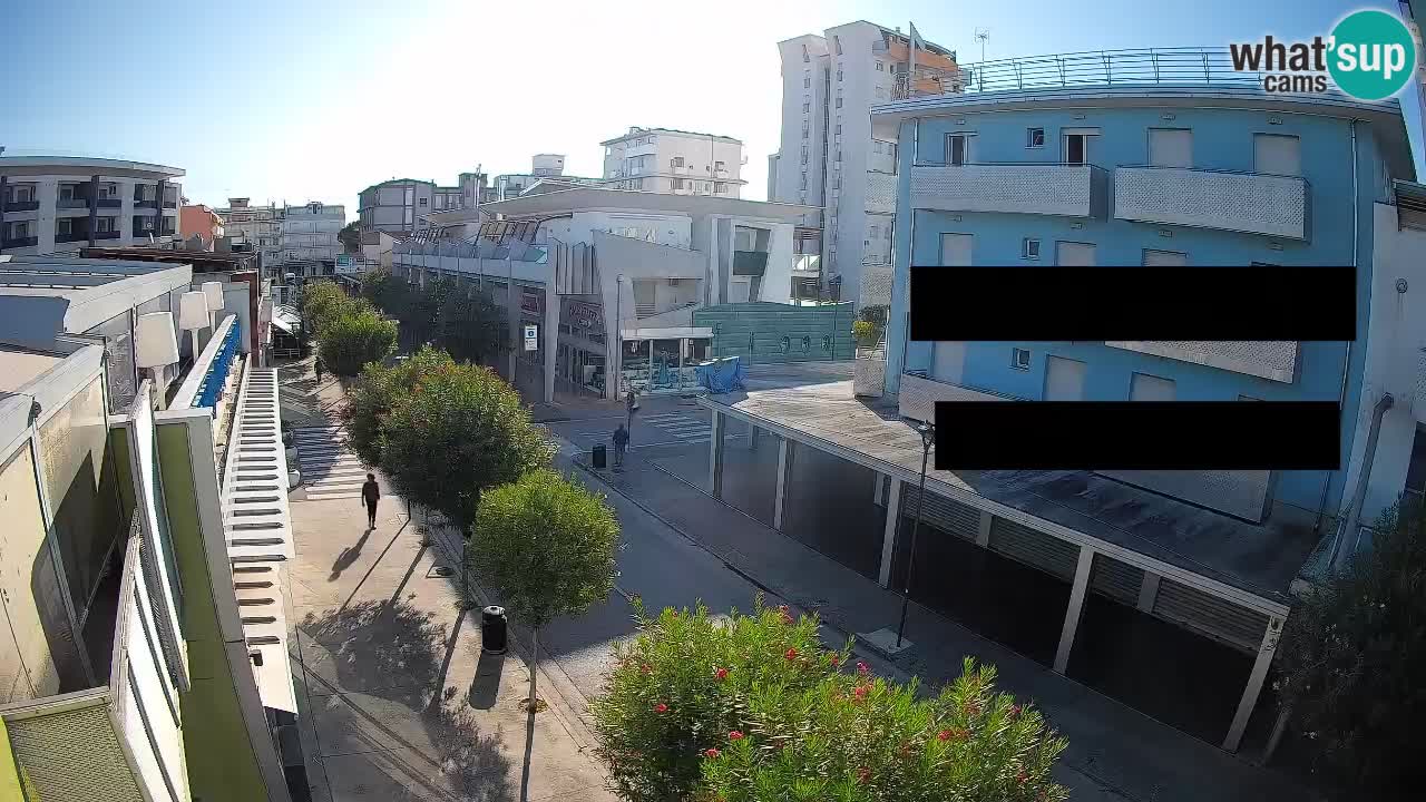 Webcam Passeggiata Bibione – Viale delle Costellazioni in Diretta