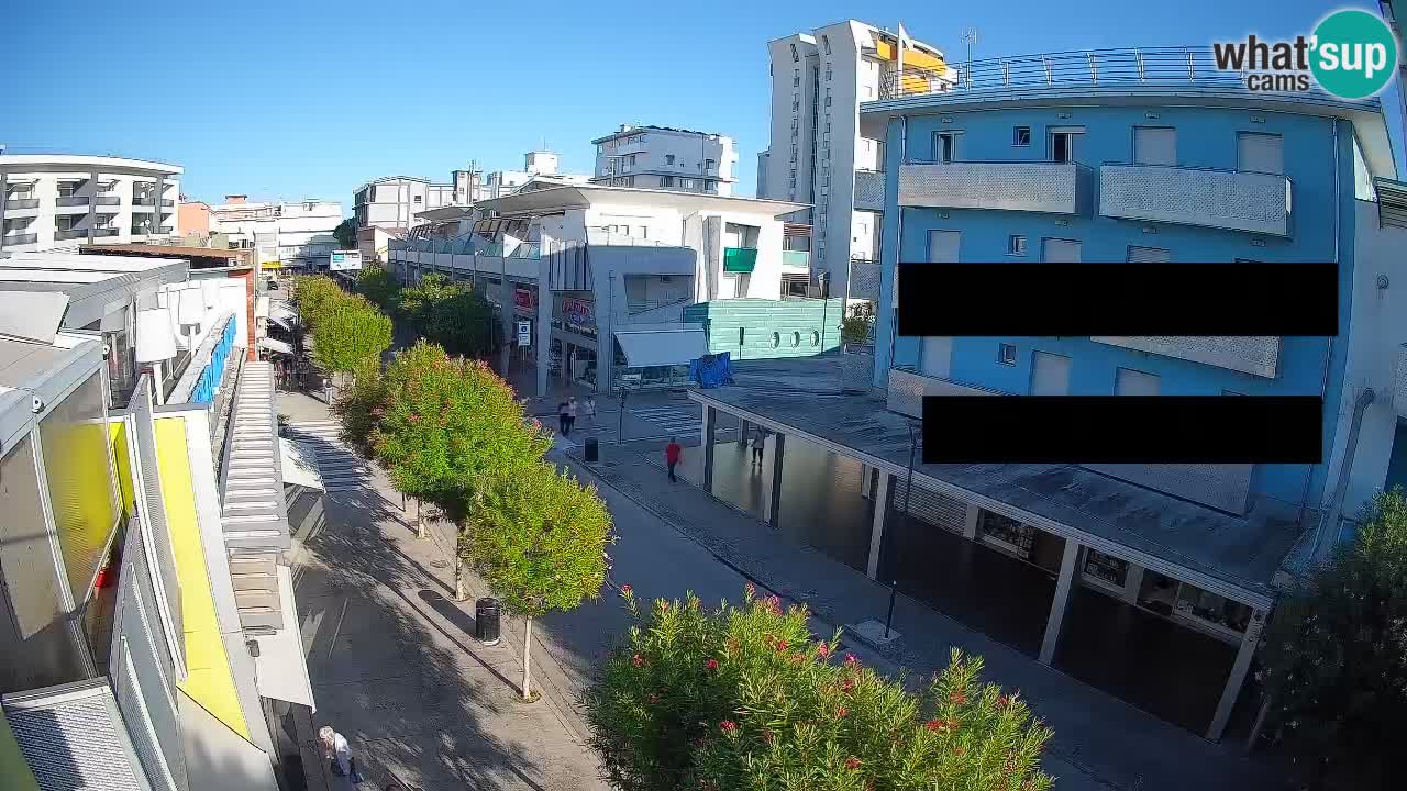 Webcam Passeggiata Bibione – Viale delle Costellazioni in Diretta