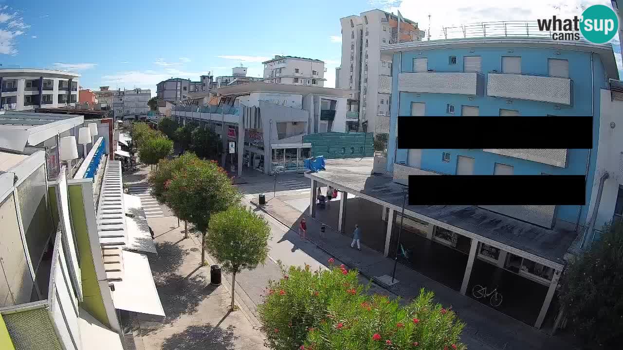 Webcam Passeggiata Bibione – Viale delle Costellazioni in Diretta