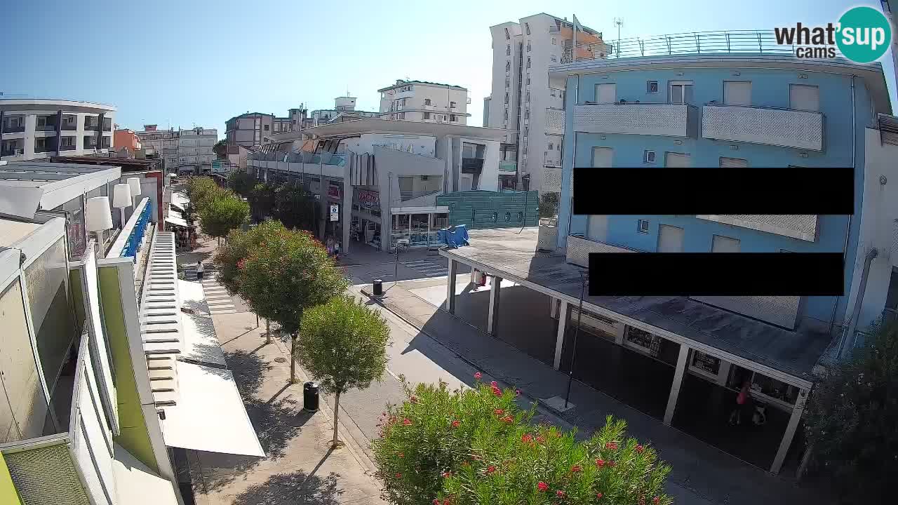 Webcam Passeggiata Bibione – Viale delle Costellazioni in Diretta