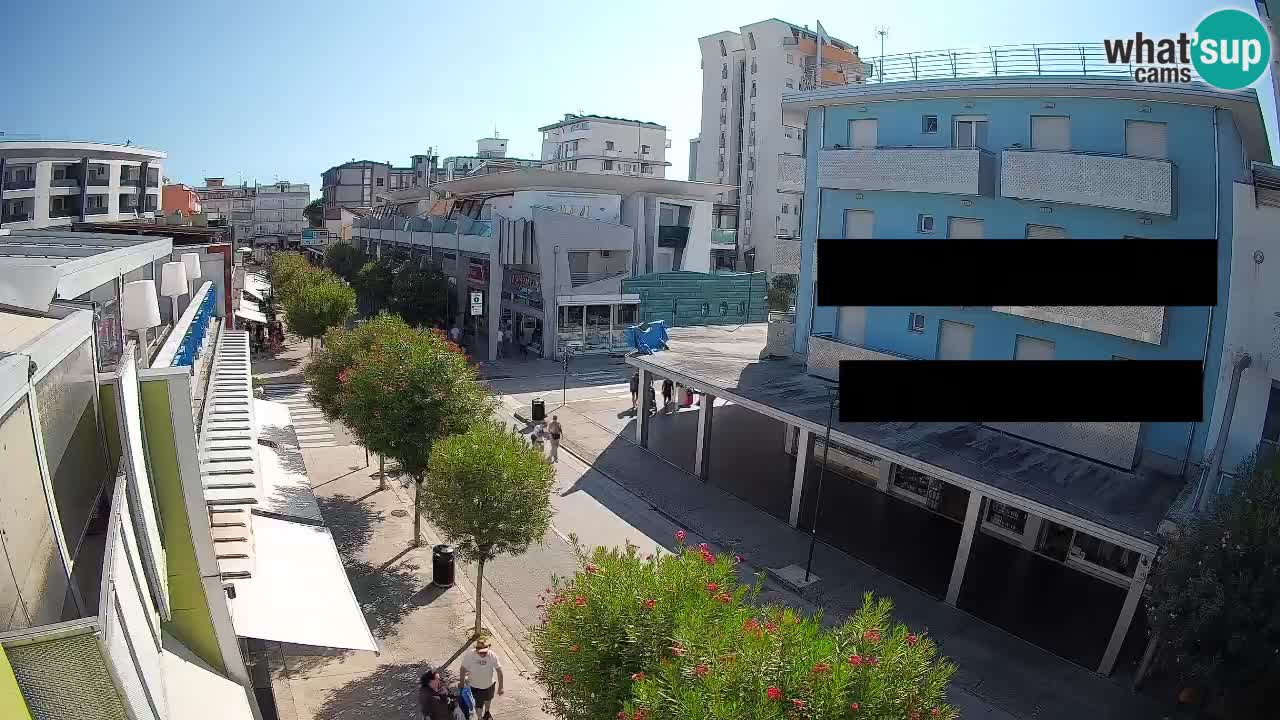 Webcam Passeggiata Bibione – Viale delle Costellazioni in Diretta
