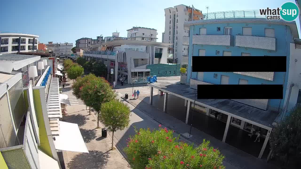 Web kamera Bibione Šetnica – Viale delle Costellazioni uživo