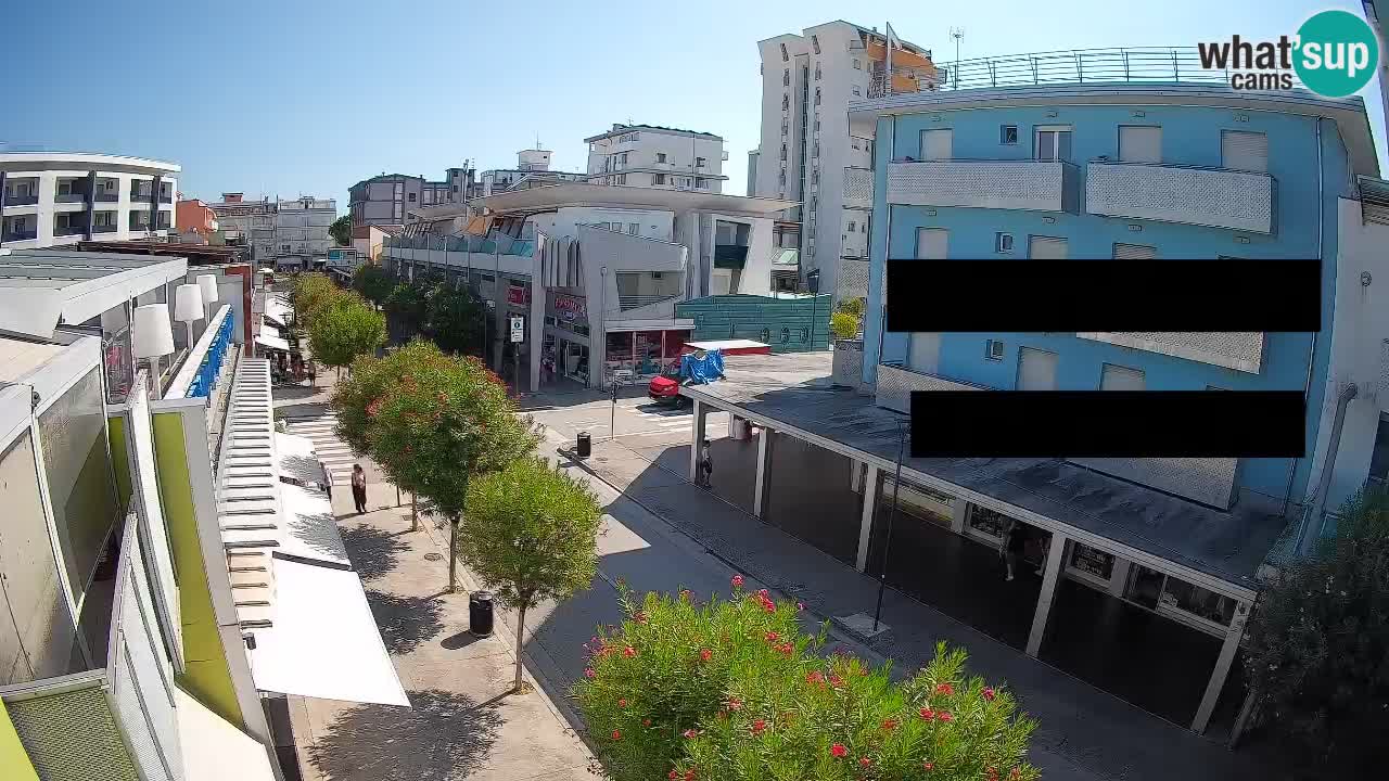 Webcam Passeggiata Bibione – Viale delle Costellazioni in Diretta