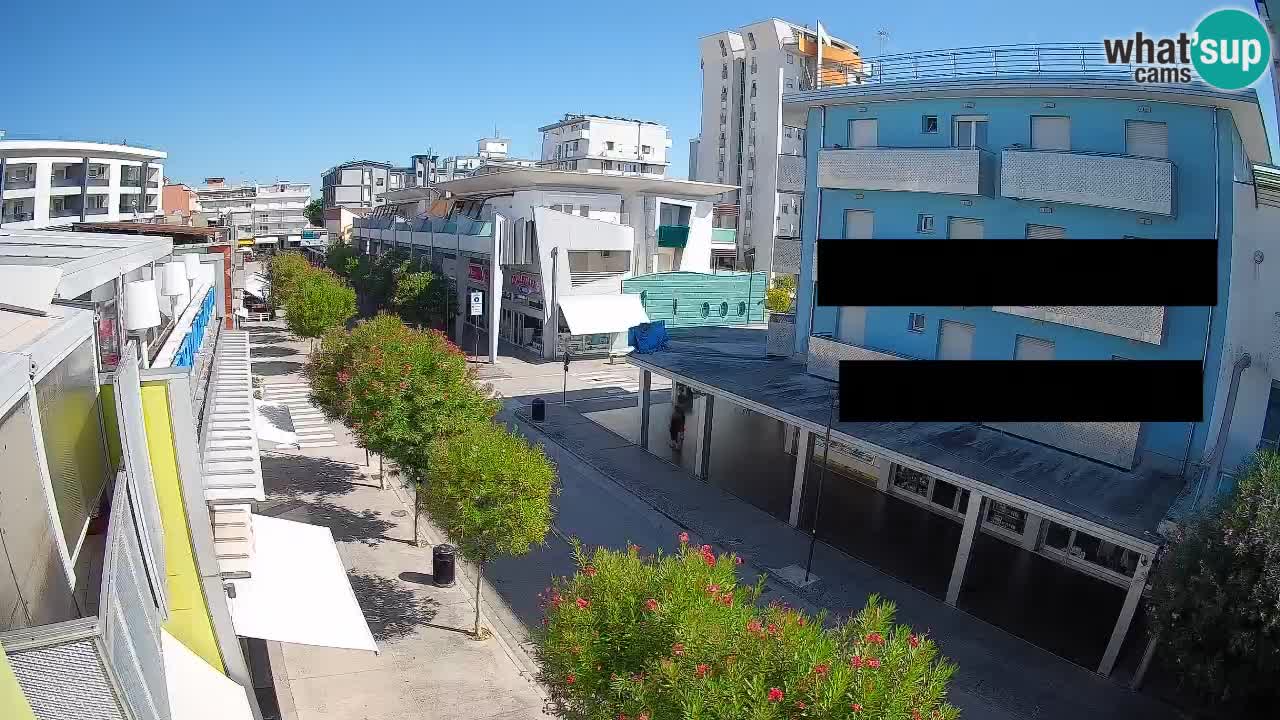 Web kamera Bibione Šetnica – Viale delle Costellazioni uživo