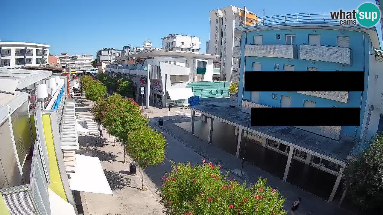 Webcam Passeggiata Bibione – Viale delle Costellazioni in Diretta