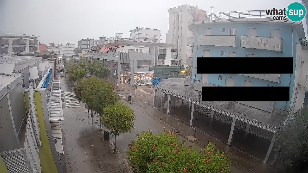 Webcam Passeggiata Bibione – Viale delle Costellazioni in Diretta