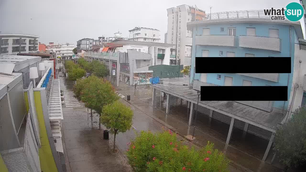 Bibione Fußgängerzone Webcam – Viale delle Costellazioni live