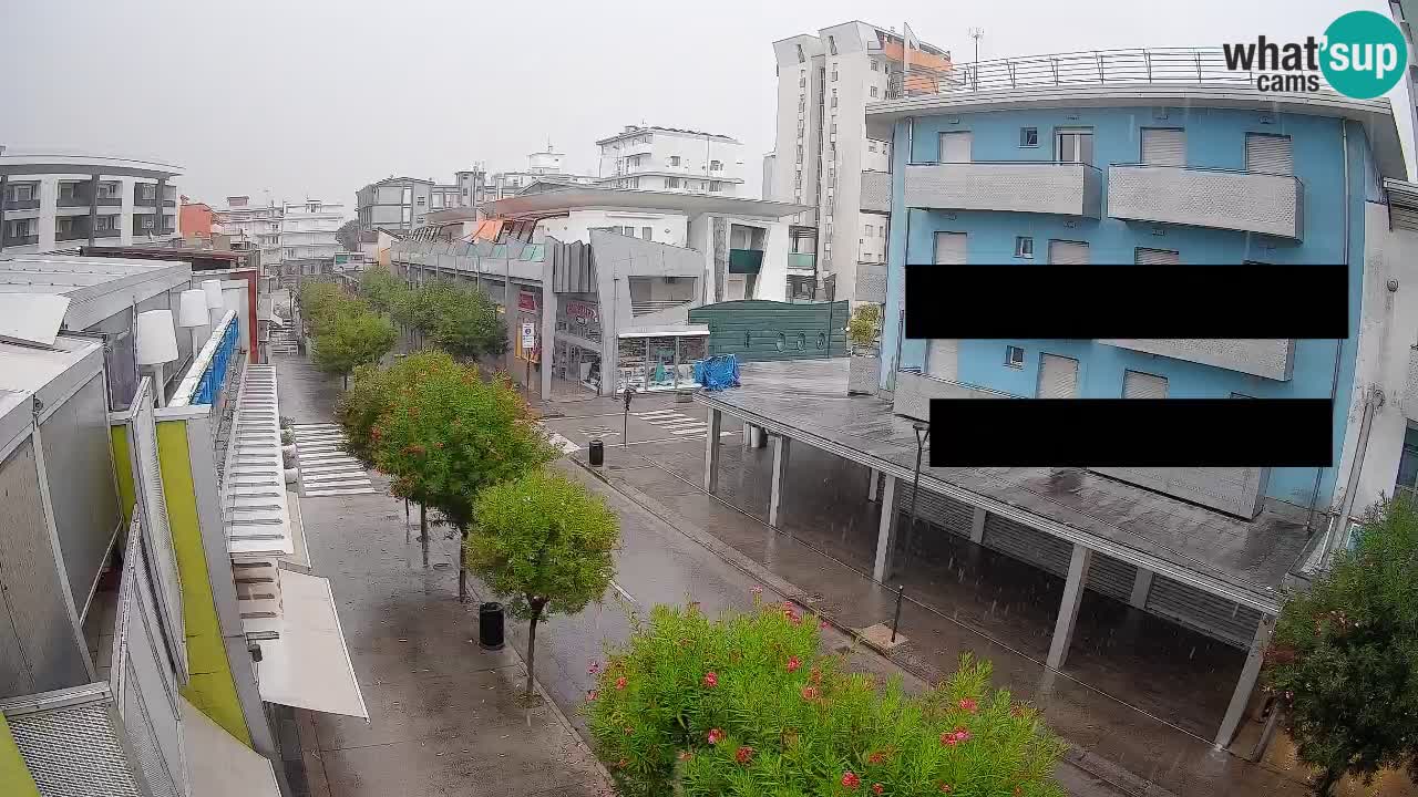 Webcam Passeggiata Bibione – Viale delle Costellazioni in Diretta