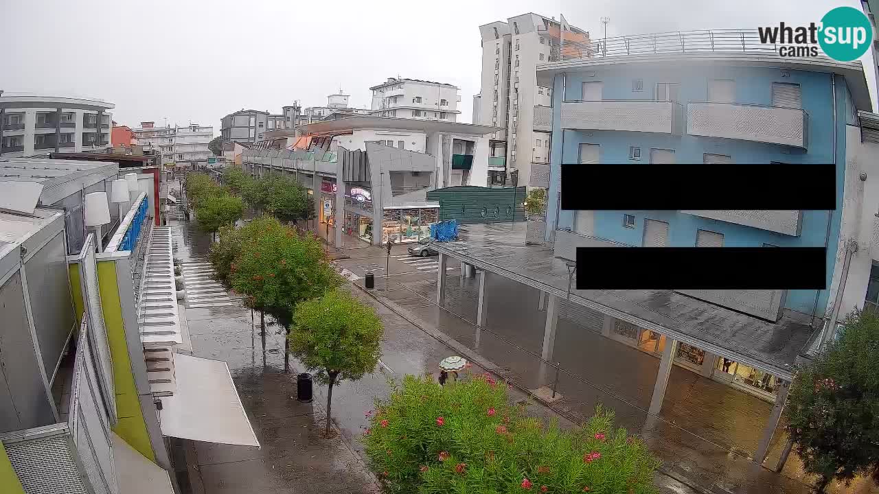 Bibione Fußgängerzone Webcam – Viale delle Costellazioni live